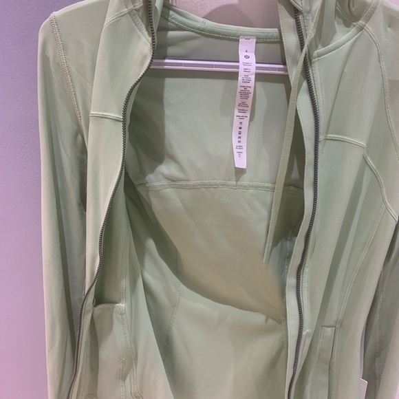 NWT Hooded Define Jacket Creamy Mint Sz 4 - Picture 5 of 8